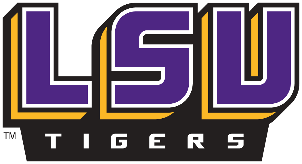 LSU Tigers 2002-Pres Wordmark Logo v2 diy DTF decal sticker